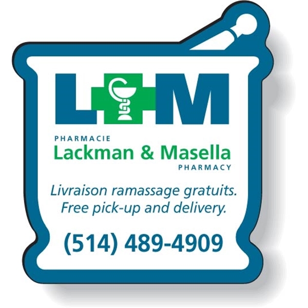 White Vinyl Stock Shape Magnets. Digitally printed directly on to the... from ASI 87400 ArtechPro