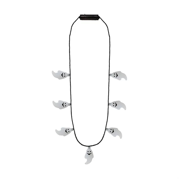 34" novelty Halloween necklace with seven LED ghosts with three flash... from ASI 42016 Brighter Promotions Inc
