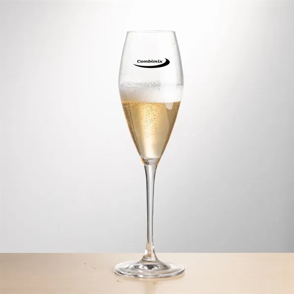 The tulip-shaped Santiago Flute glass, with its wider bowl, expertly collects... from ASI 84592 St Regis Group