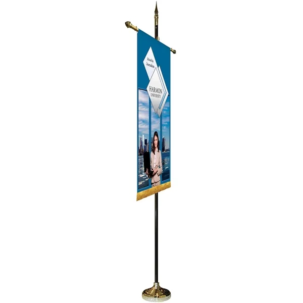 30" x 48" Premium Custom Digitally Printed Gonfalon Straight Cut Banner... from ASI 80228 Quinn