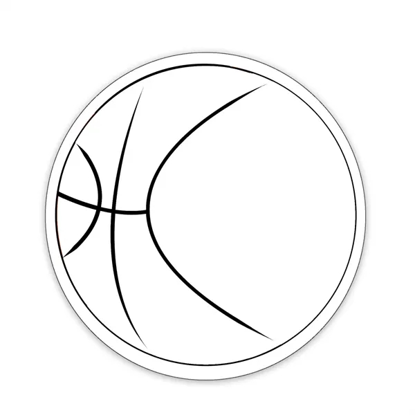 3"H x 3"W 35 mil Basketball shaped magnet that's made in... from ASI 54040 Fey Promo / Magna-Tel by Fey