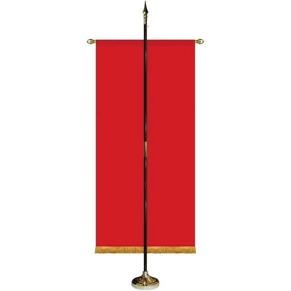 36" x 72" Premium Custom Digitally Printed Gonfalon Straight Cut Banner... from ASI 80228 Quinn