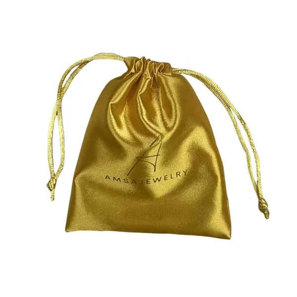 Satin drawstring pouch plus 1c1p silkscreen imprint plus standard shipping to... from ASI 37218 Athena Promo (tm)