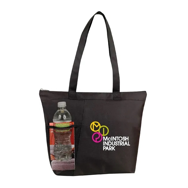 Tote bag made of 600 denier polyester with zipper top and... from ASI 39820 Opusline (Benmex) / Opus Line