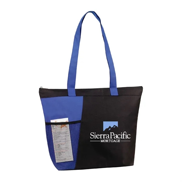 Tote bag made of 600 denier polyester with zipper top and... from ASI 39820 Opusline (Benmex) / Opus Line