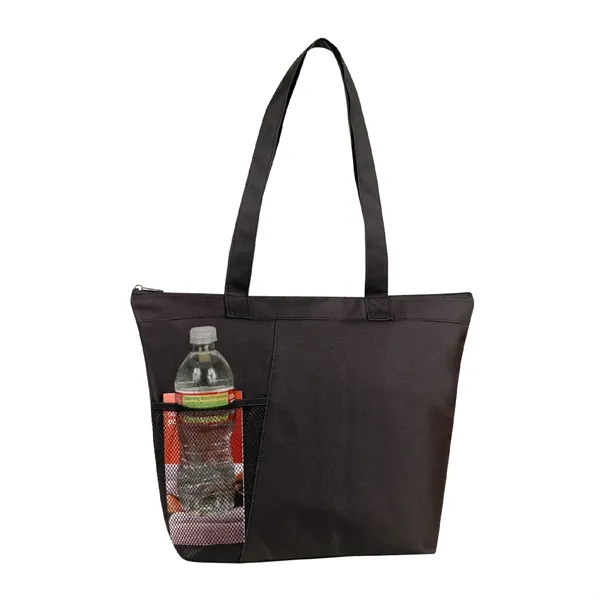 Tote bag made of 600 denier polyester with zipper top and... from ASI 39820 Opusline (Benmex) / Opus Line