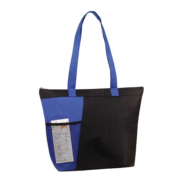 Tote bag made of 600 denier polyester with zipper top and... from ASI 39820 Opusline (Benmex) / Opus Line