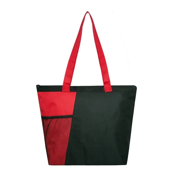 Tote bag made of 600 denier polyester with zipper top and... from ASI 39820 Opusline (Benmex) / Opus Line