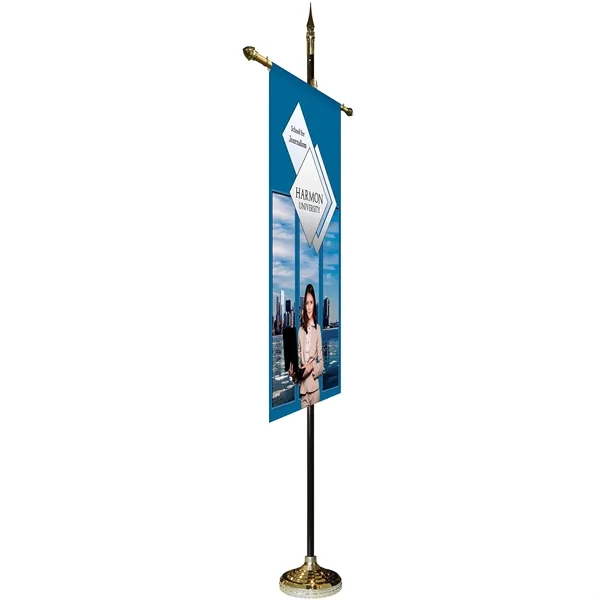 30" x 48" Premium Custom Digitally Printed Gonfalon Straight Cut Banner... from ASI 80228 Quinn