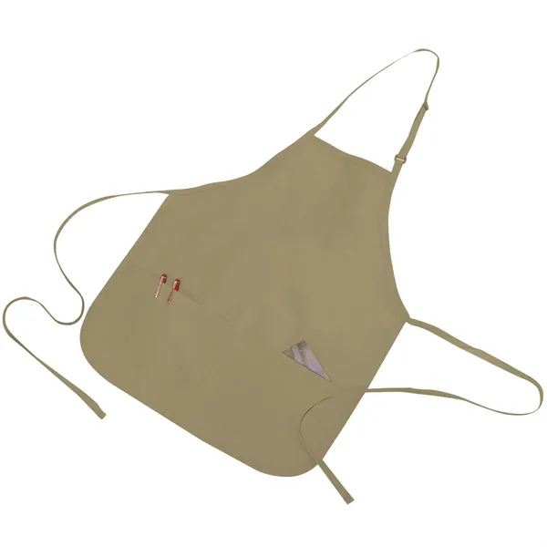 20"W x 24"H polyester cotton adjustable apron with two pockets and... from ASI 39820 Opusline (Benmex) / Opus Line