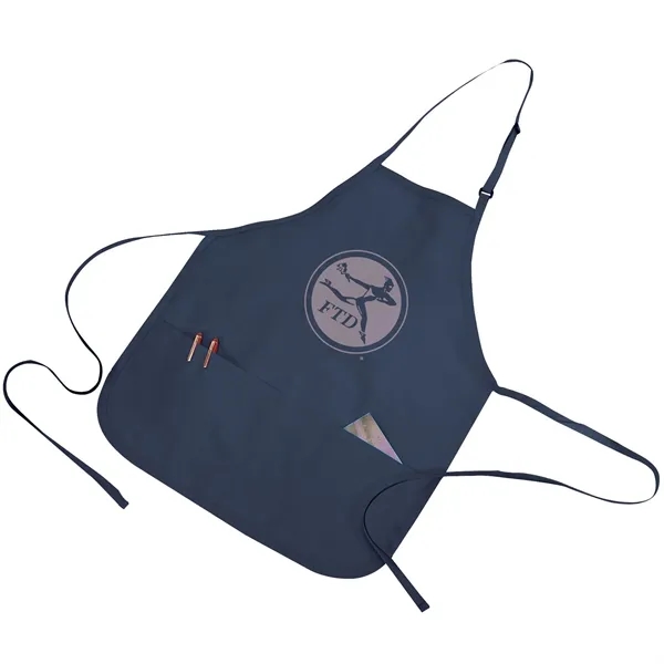 20"W x 24"H polyester cotton adjustable apron with two pockets and... from ASI 39820 Opusline (Benmex) / Opus Line