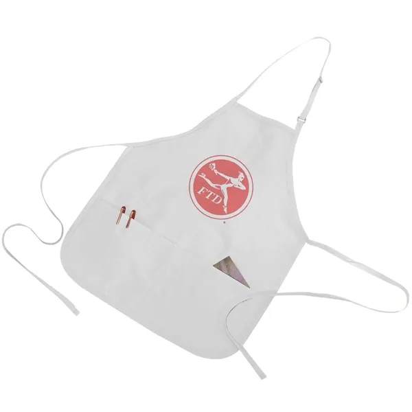 20"W x 24"H polyester cotton adjustable apron with two pockets and... from ASI 39820 Opusline (Benmex) / Opus Line