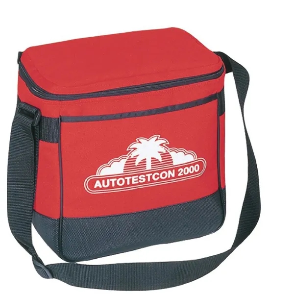 Polyester cooler bag with reinforced, vinyl bottom; holds up to 12... from ASI 39820 Opusline (Benmex) / Opus Line
