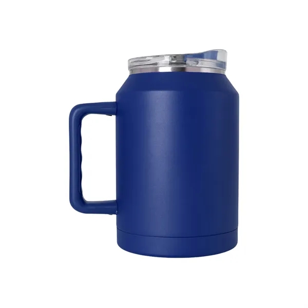 50oz - Stainless Double Wall Handle Big Jug, pop-top, spill-proof straw... from ASI 74741 NVS Promo Designs, Inc. / NVS Promo