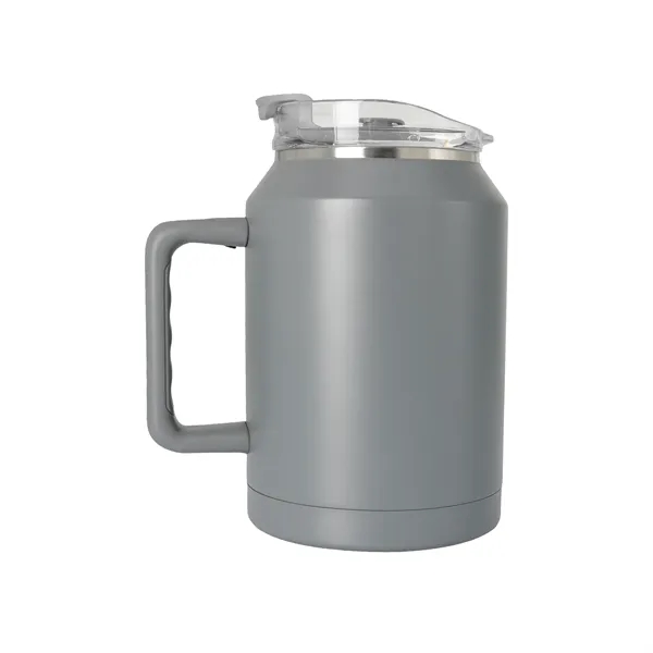 50oz - Stainless Double Wall Handle Big Jug, pop-top, spill-proof straw... from ASI 74741 NVS Promo Designs, Inc. / NVS Promo