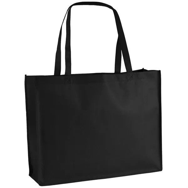 Non-Woven Polypropylene Tote with strong stitched seams and side/bottom gussets.... from ASI 37940 Bag Makers Inc