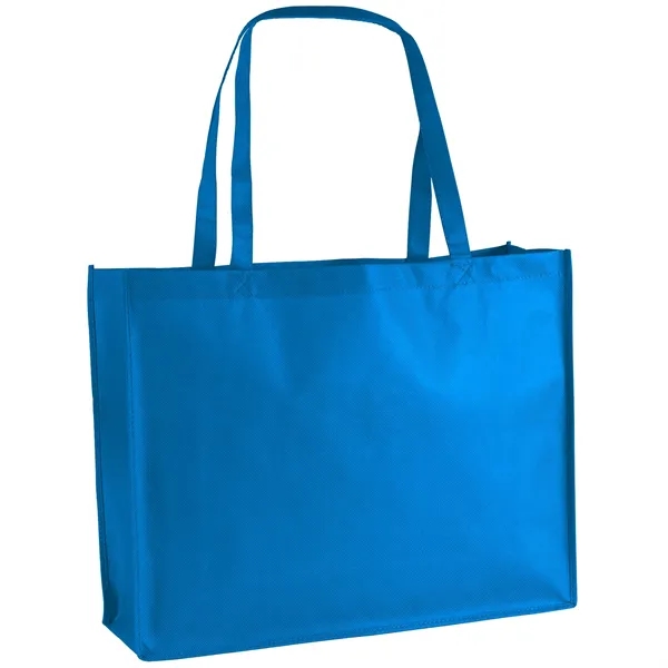 Non-Woven Polypropylene Tote with strong stitched seams and side/bottom gussets.... from ASI 37940 Bag Makers Inc