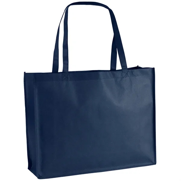 Non-Woven Polypropylene Tote with strong stitched seams and side/bottom gussets.... from ASI 37940 Bag Makers Inc