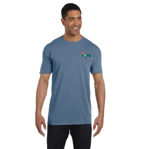 COMFORT COLORS ADULT HEAVYWEIGHT 6.1 OZ. POCKET T-SHIRT... from ASI 30208 A P Specialties / AP Specialties