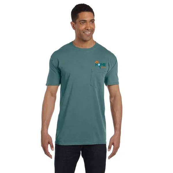 COMFORT COLORS ADULT HEAVYWEIGHT 6.1 OZ. POCKET T-SHIRT... from ASI 30208 A P Specialties / AP Specialties