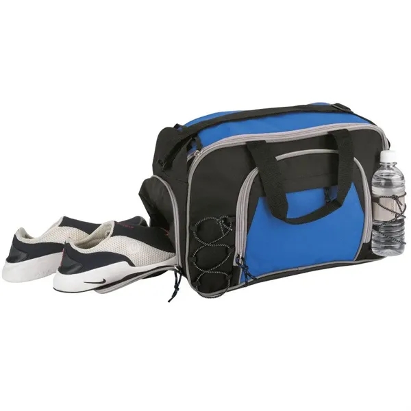 Handy gym duffel bag with dual-zippered main compartment and a shoe... from ASI 39820 Opusline (Benmex) / Opus Line