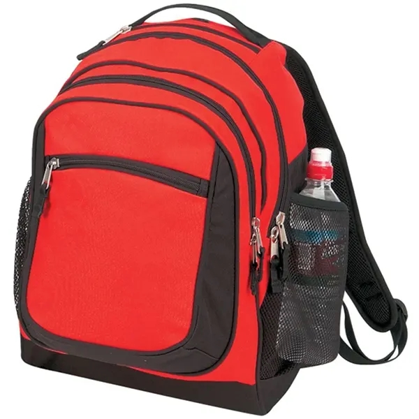 Large sports pack w double-zippered main compartment with padded back.... from ASI 39820 Opusline (Benmex) / Opus Line