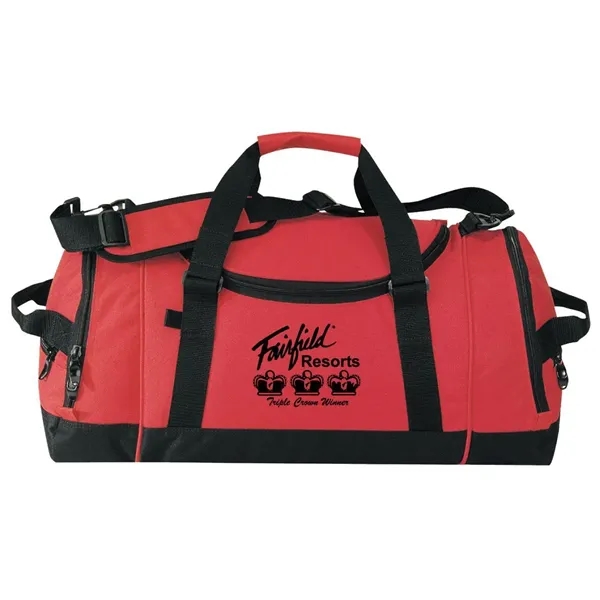 Sport duffel bag with a double-zippered main compartment and shoe storage... from ASI 39820 Opusline (Benmex) / Opus Line