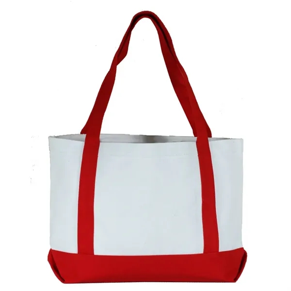 Two-tone canvas tote made of 12 oz. cotton canvas with 22"... from ASI 39820 Opusline (Benmex) / Opus Line