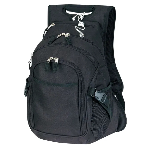 Backpack with a double-zippered main compartment. extra padded back, zippered middle... from ASI 39820 Opusline (Benmex) / Opus Line
