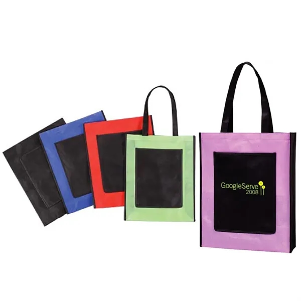Tote bag with a large main compartment, non-woven polypropylene construction and... from ASI 39820 Opusline (Benmex) / Opus Line