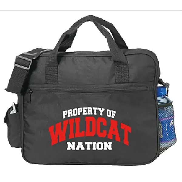 Two-tone classic portfolio that features a zippered main compartment and mesh... from ASI 39820 Opusline (Benmex) / Opus Line