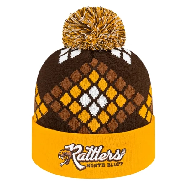 Custom knit acrylic elite cap with cuff.... from ASI 43792 Cap America Inc