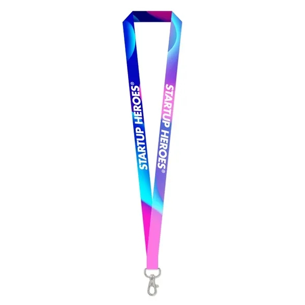 3/4" polyester lanyard with full color printing.... from ASI 98360 WOWLine / WOWLine®
