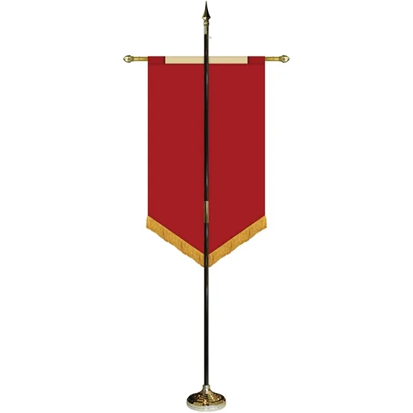 30" x 48" Premium Custom Digitally Printed Gonfalon V-Cut Banner with... from ASI 80228 Quinn