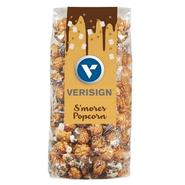 Contemporary S'mores (8.5 oz.) popcorn gift bag.  Item Size: 3.75"... from ASI 71685 Midnite Snax®