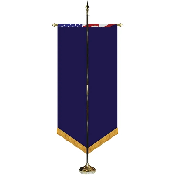 36" x 72" Premium Custom Digitally Printed Gonfalon V-Cut Banner with... from ASI 80228 Quinn