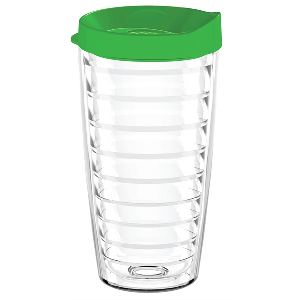 16oz. double-wall insulated tumbler with promotional grade construction. Includes snap-on, thumb... from ASI 73871 Next Promotions LLC / Next Products LLC