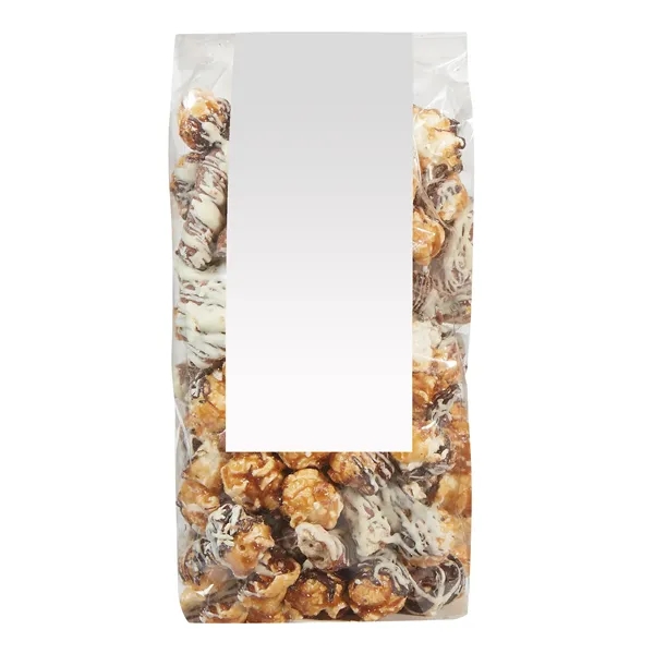 Contemporary Chocolate Pretzel & Potato Chip (8.5 oz) popcorn gift bag.... from ASI 71685 Midnite Snax®