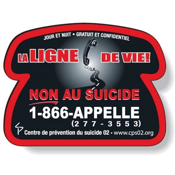 White Vinyl Stock Shape Magnets. Digitally printed directly on to the... from ASI 87400 ArtechPro