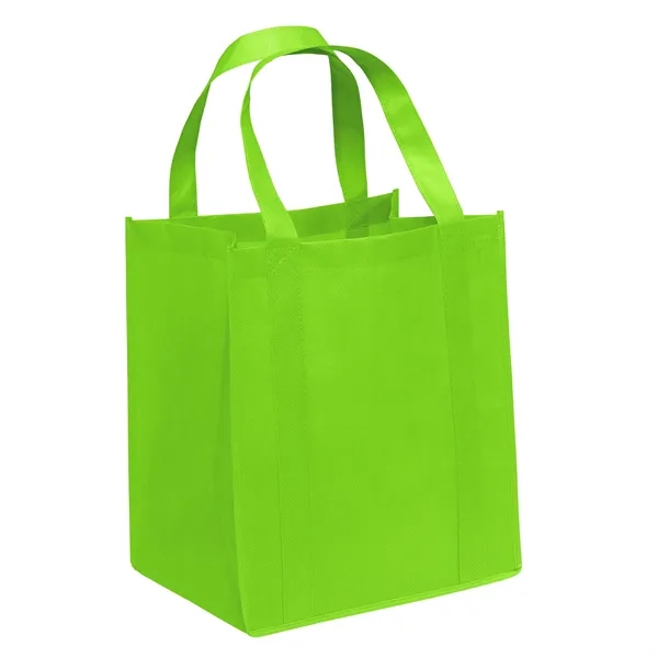 Non-Woven Polypropylene grocery tote with dual reinforced handles.... from ASI 37940 Bag Makers Inc