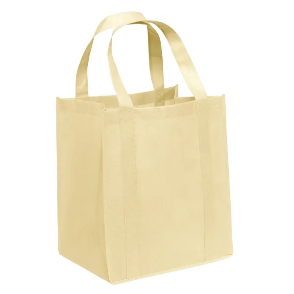 Non-Woven Polypropylene grocery tote with dual reinforced handles.... from ASI 37940 Bag Makers Inc