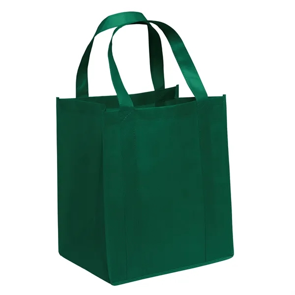 Non-Woven Polypropylene grocery tote with dual reinforced handles.... from ASI 37940 Bag Makers Inc