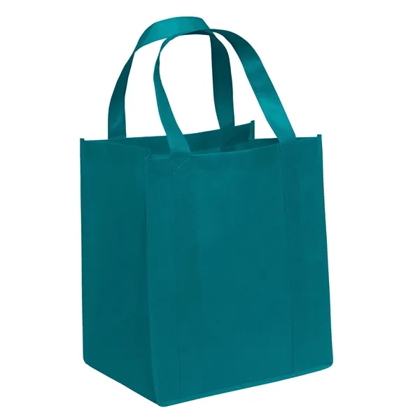 Non-Woven Polypropylene grocery tote with dual reinforced handles.... from ASI 37940 Bag Makers Inc