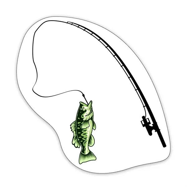35 mil fish and fishing pole shaped magnet that's made in... from ASI 54040 Fey Promo / Magna-Tel by Fey
