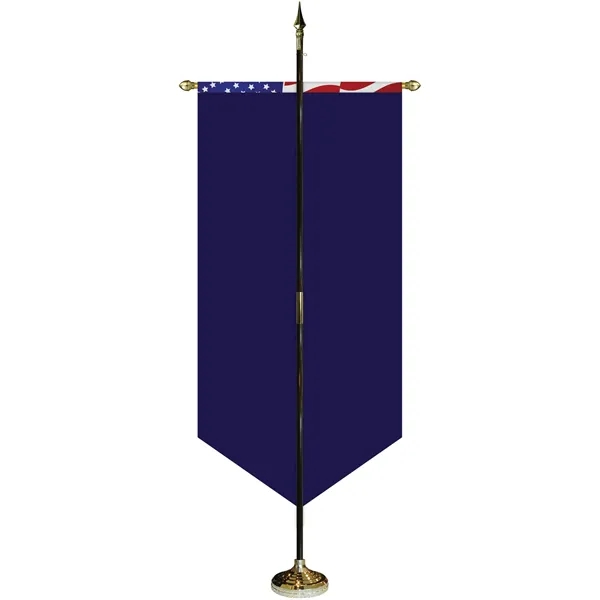 36" x 72" Premium Custom Digitally Printed Gonfalon V-Cut Banner with... from ASI 80228 Quinn