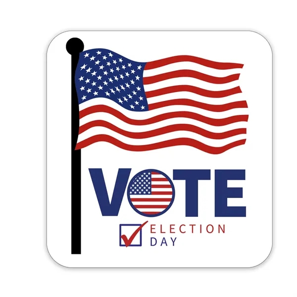 35 mil flag shaped magnet that's made in the USA and... from ASI 54040 Fey Promo / Magna-Tel by Fey