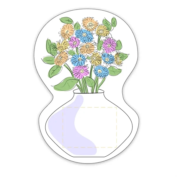 20 mil flowers and vase shaped magnet that's made in the... from ASI 54040 Fey Promo / Magna-Tel by Fey