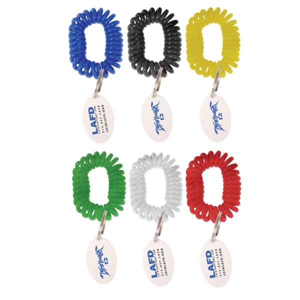 Wrist coil measuring 1" x 4" with a 4" bungee coil... from ASI 57655 STOPNGO Line