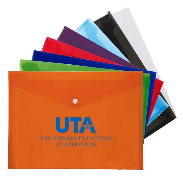 13 1/8" x 9 1/2" polypro snap envelope that holds 50-100... from ASI 63549 Jornik Manufacturing Corp / Jornik