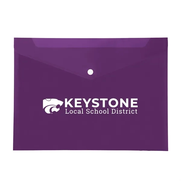 13 1/8" x 9 1/2" polypro snap envelope that holds 50-100... from ASI 63549 Jornik Manufacturing Corp / Jornik